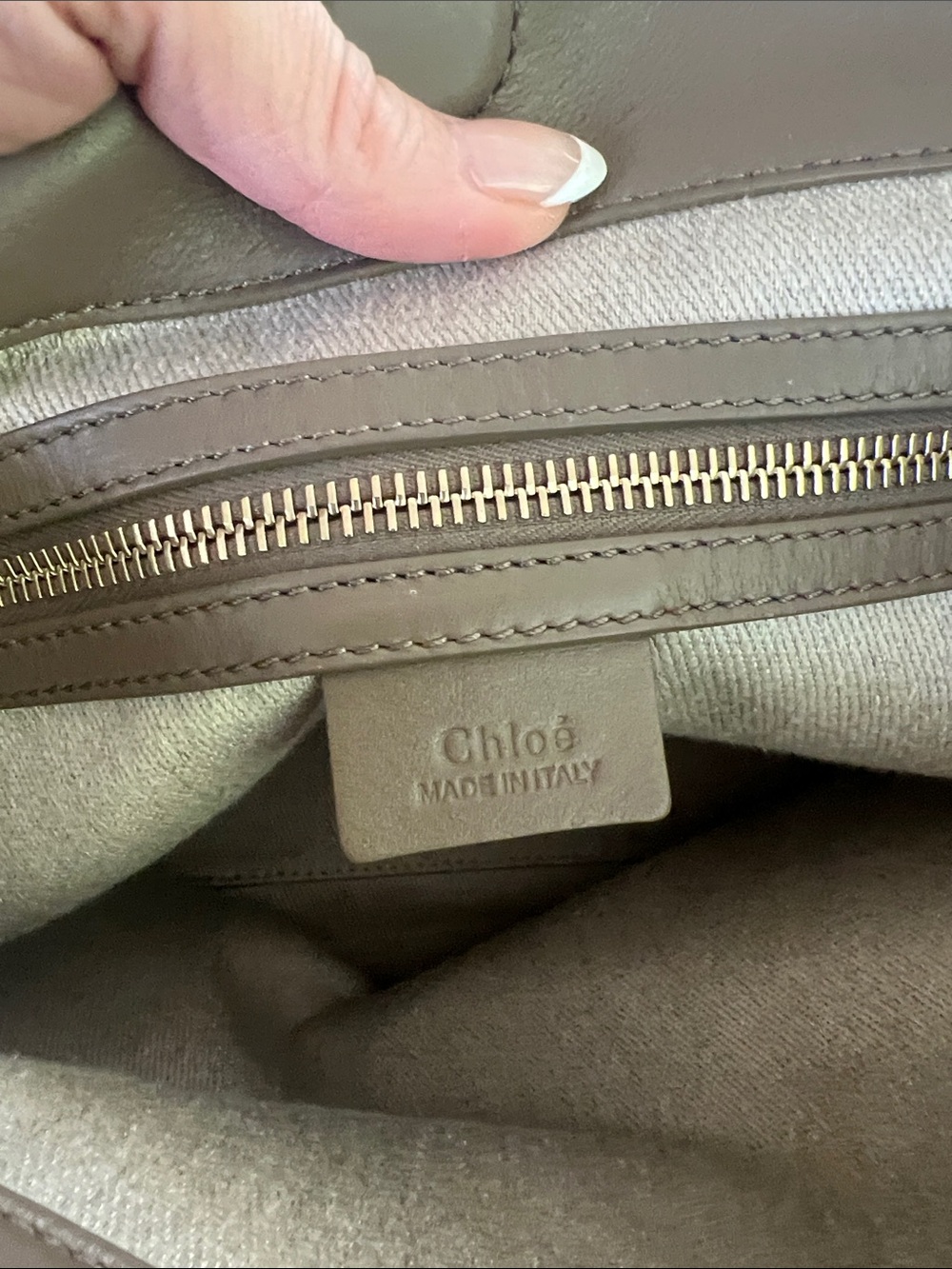 Chloé Judy East-West Calfskin Tote brown Excellent Condition - Picture 5 of 5